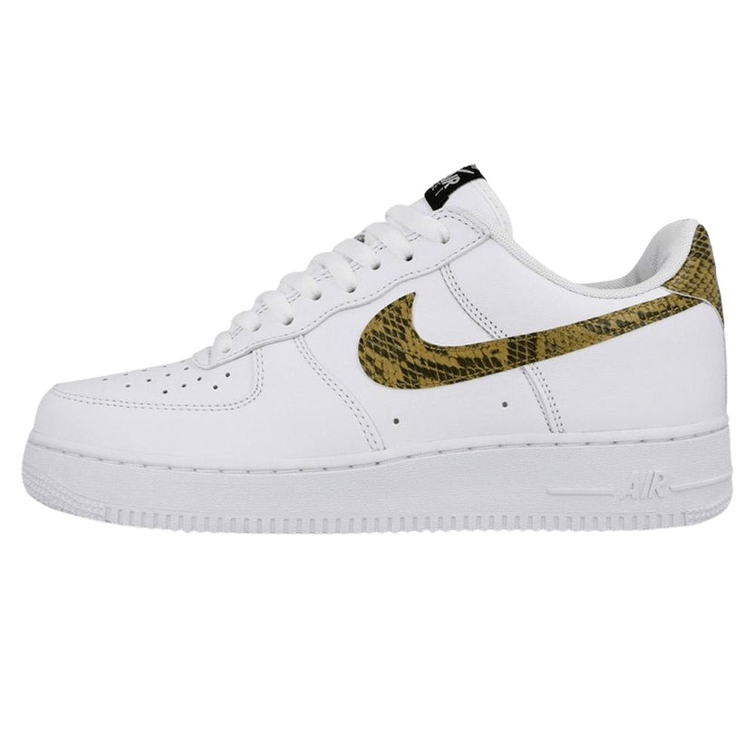 Nike Air Force 1 Low PRM Ivory Snake — UK 3 | EU 35.5 | US 3.5 — Front View