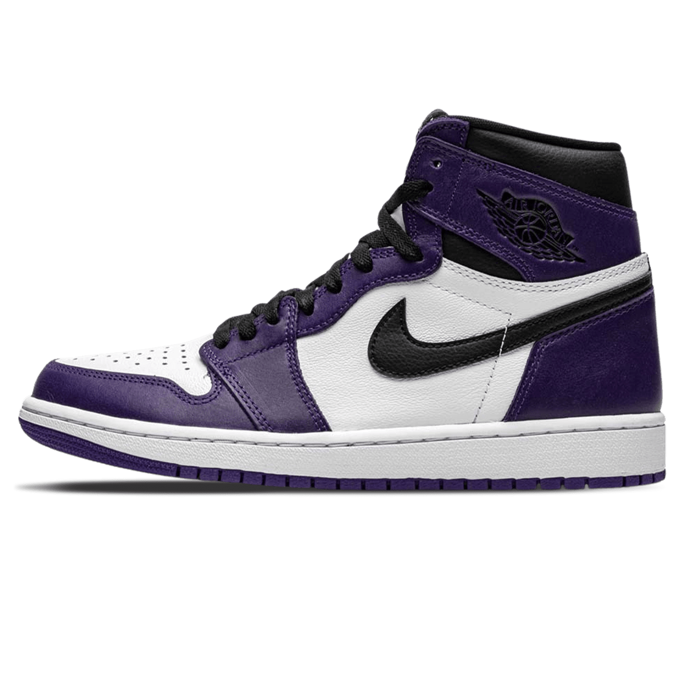 Air Jordan 1 Retro High OG 'Court Purple 2.0' — 3 UK | 35.5 EU — Front View