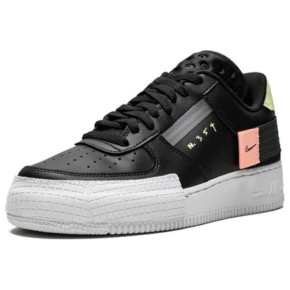 Nike Air Force 1 Low Drop Type 'Pink Tint' — UK 3 | EU 35.5 | US 3.5 — Back View