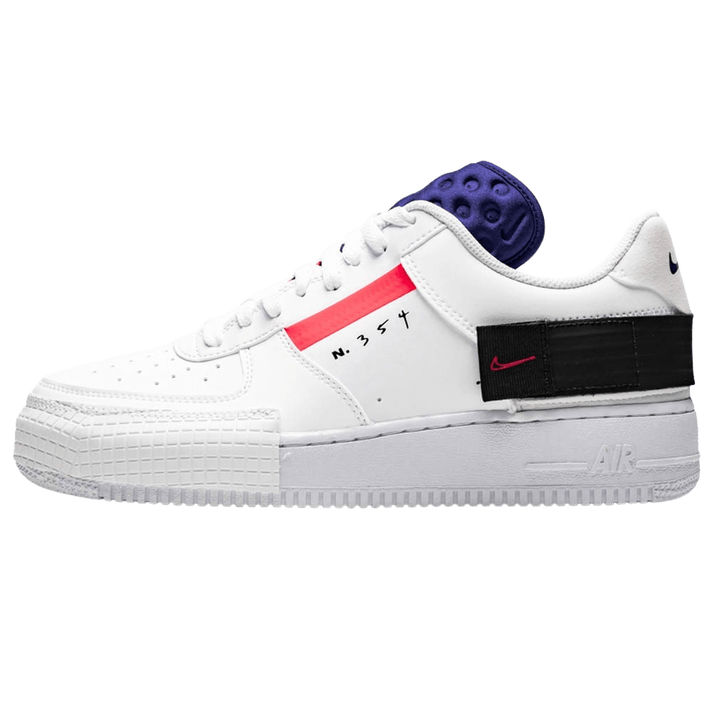 Nike Air Force 1 Low Drop Type 'Summit White' — UK 3 | EU 35.5 | US 3.5 — Front View