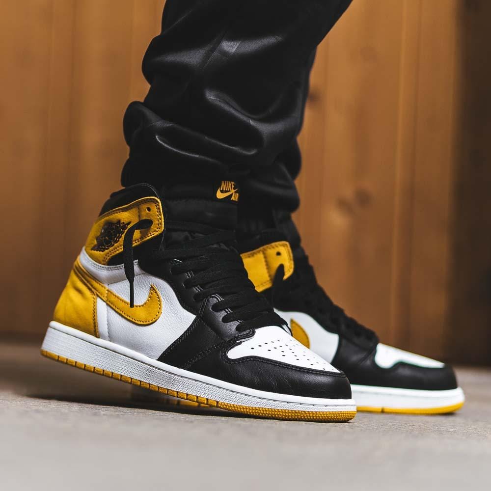 Air Jordan 1 Retro High OG "Yellow Ochre" — UK 3 | EU 35.5 | US 3.5 — Side View