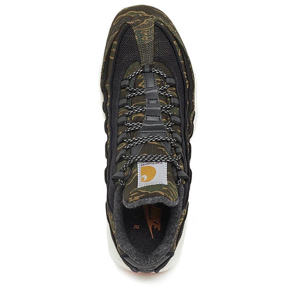 Carhartt x Nike Air Max 95 Camo Green — UK 3 | EU 35.5 | US 3.5 — Top View