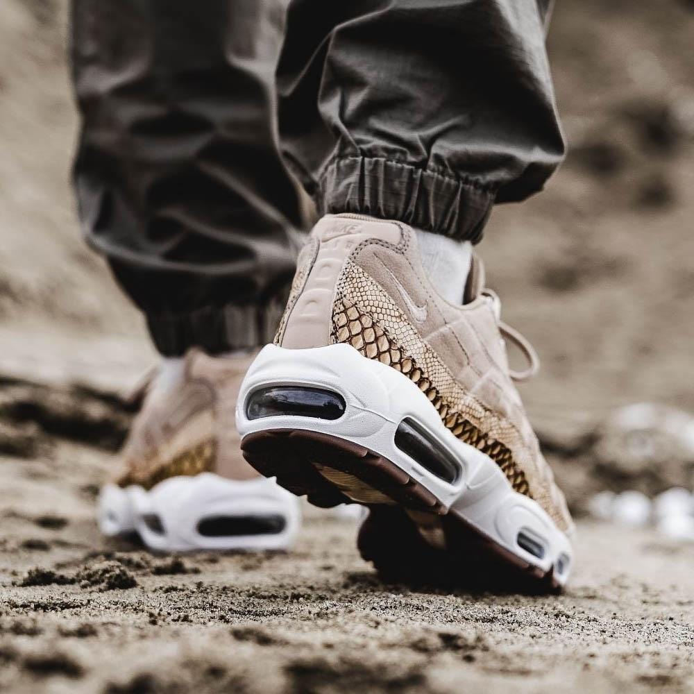 Nike Air Max 95 Premium SE Tan — UK 3 | EU 35.5 | US 3.5 — Lifestyle View