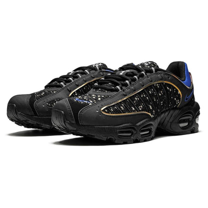 Supreme x Nike Air Tailwind 4 Black — UK 3 | EU 35.5 | US 3.5 — Side View