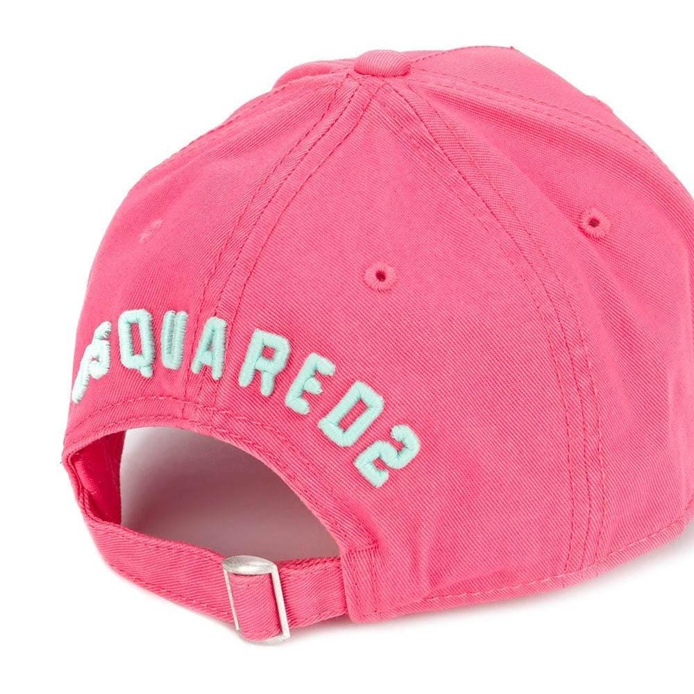 DSQUARED2 Icon Baseball Cap Pink — Side View