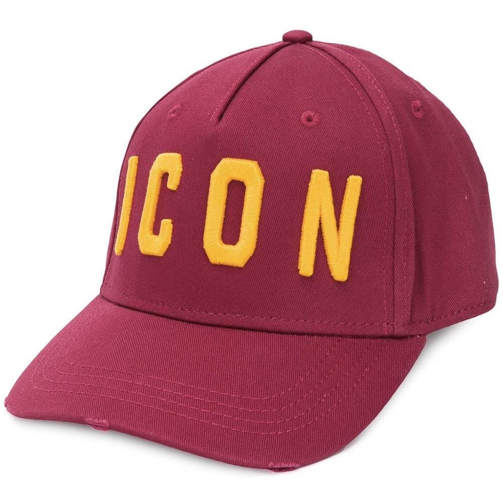 DSQUARED2 Icon Baseball Red-Yellow — Front View