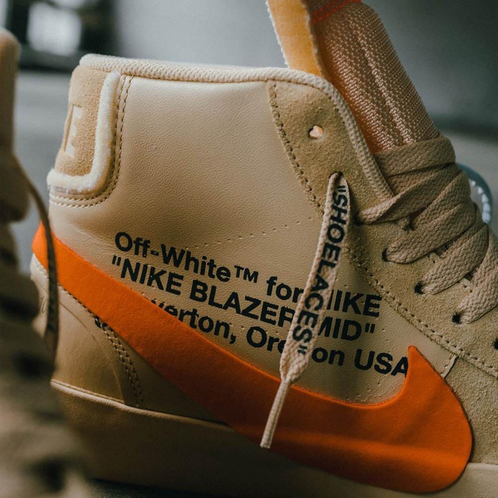 Off-White x Nike Blazer Orange SPOOKY PACK — 3 UK | 35.5 EU — Alternate View 7
