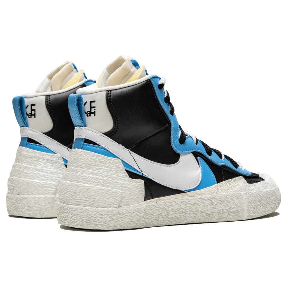 Sacai x Nike Blazer Mid 'Black Blue' — UK 3 | EU 35.5 | US 3.5 — Back View
