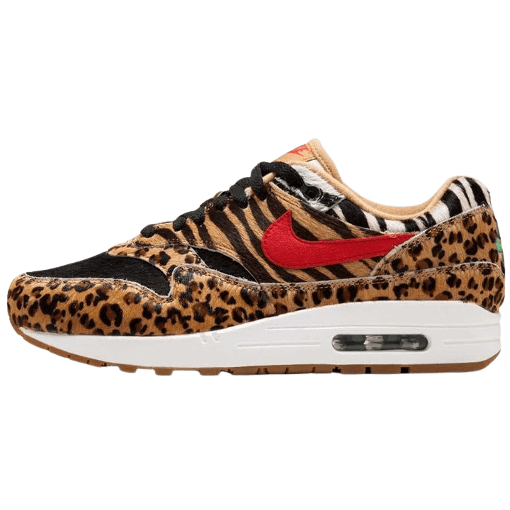 Nike Air Max 1 DLX x Atmos Animal Pack 2018 — UK 3 | EU 35.5 | US 3.5 — Front View