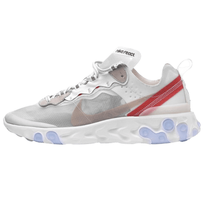 Nike React Element 87 Sail Light Bone — UK 3 | EU 35.5 | US 3.5 — Front View