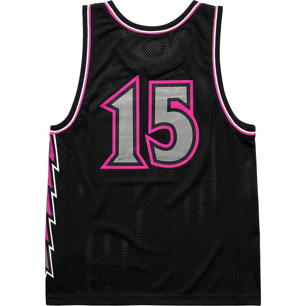 Supreme Bolt Basketball Jersey Black — XXS — Side View