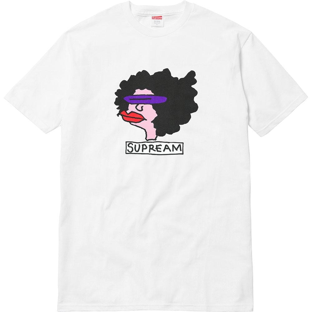 Supreme Gonz Tee White — XXS — Front View