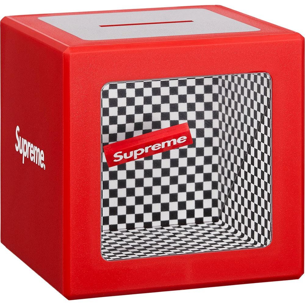 Supreme Illusion Coin Bank Red — Front View