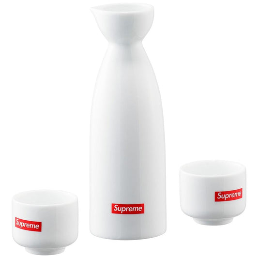 Supreme Sake Set - White — Front View