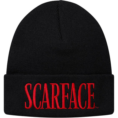 Supreme Scarface Beanie Black — Front View
