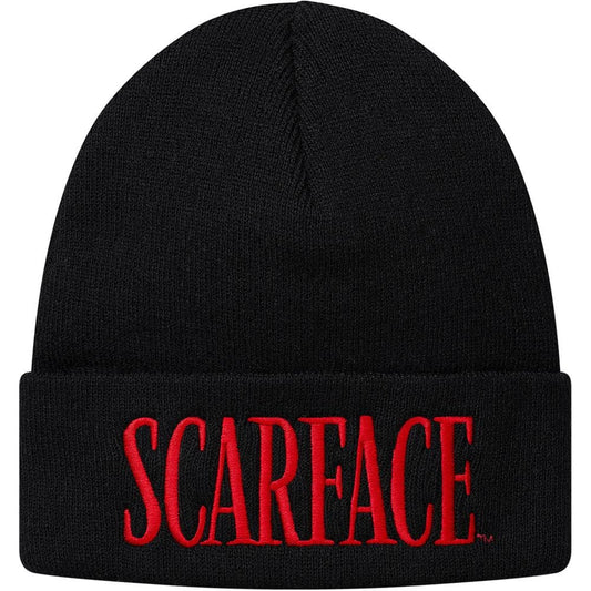Supreme Scarface Beanie Black — Front View