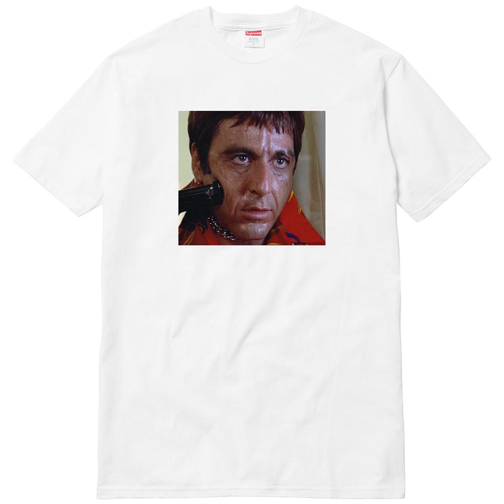Supreme Scarface Shower Tee - White — XXS — Front View