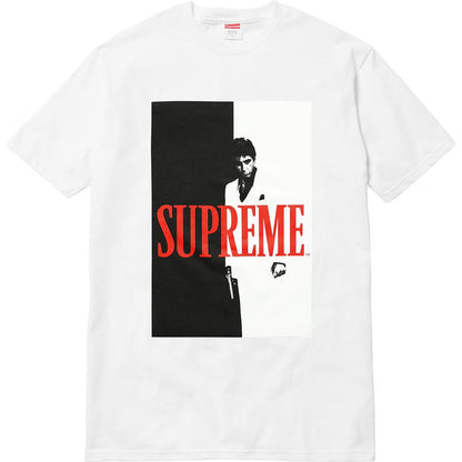 Supreme Scarface Split Tee - White — XXS — Front View