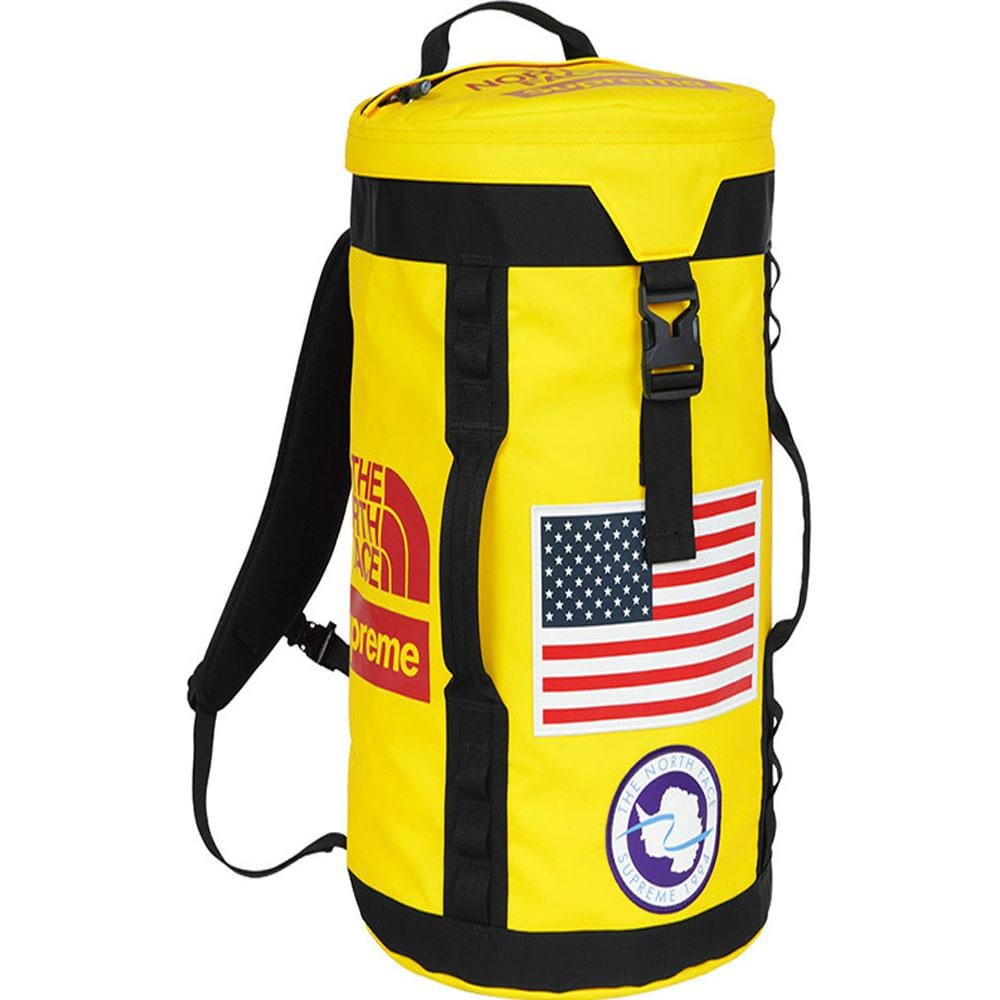 Supreme The North Face Trans Antarctica Expedition Big Haul Backpack Yellow — Front View