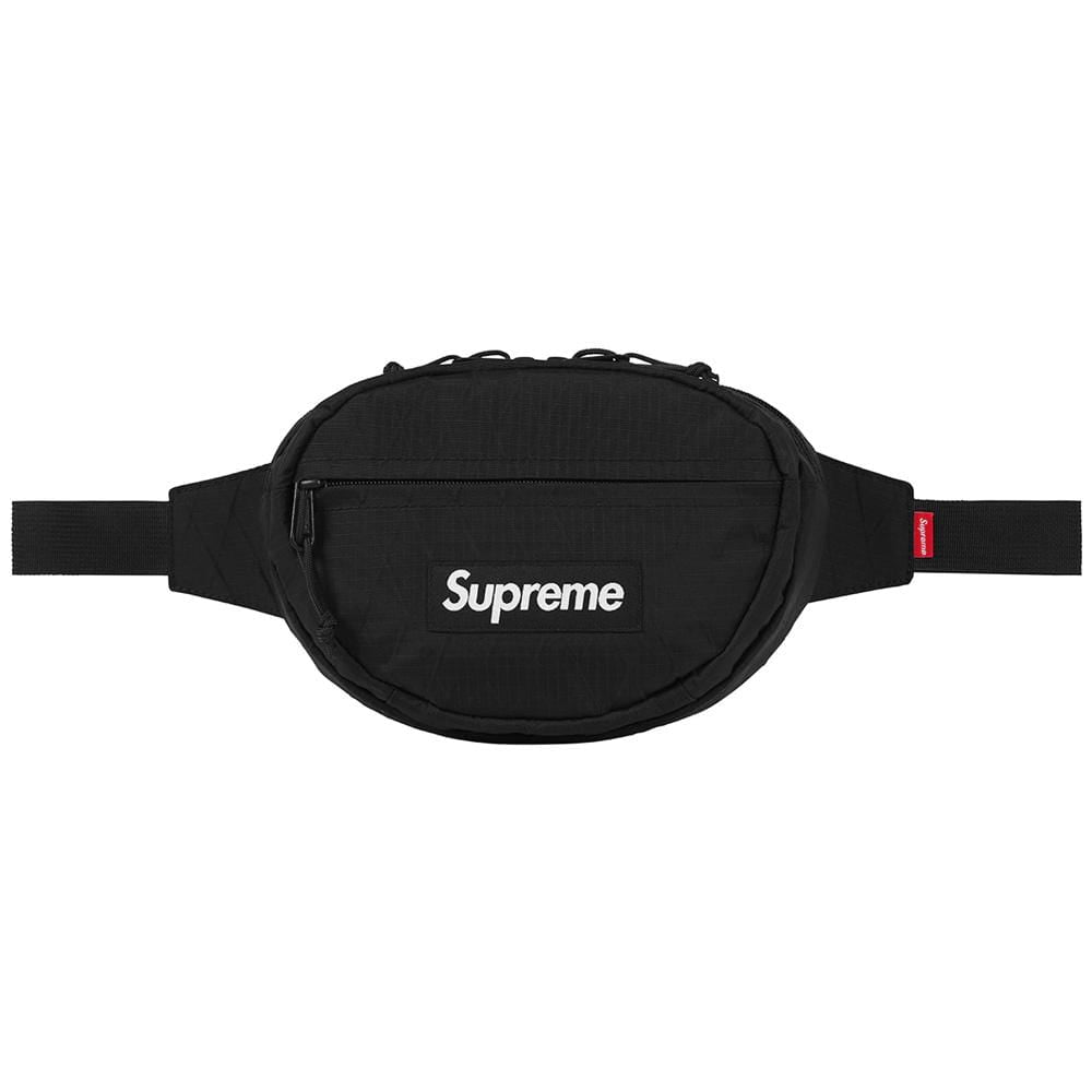 Supreme Waist Bag (FW18) Black — Front View