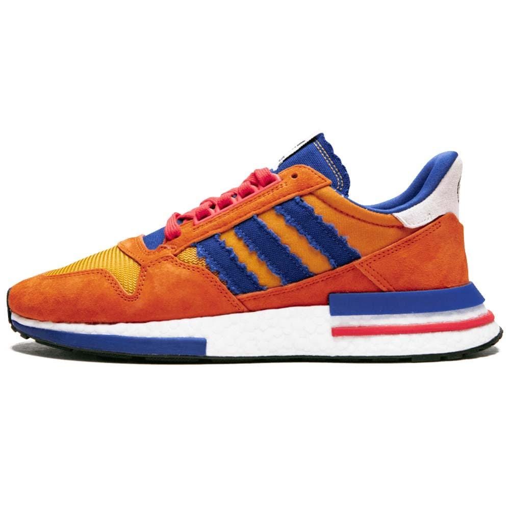 Dragon Ball Z x adidas ZX500 RM Goku — UK 3.5 | EU 36 | US 4 — Front View