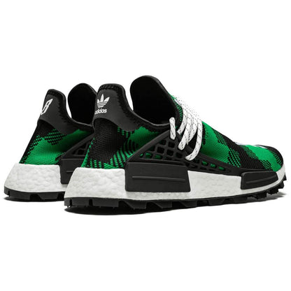 Pharrell x Billionaire Boys Club x NMD Human Race Trail 'Green Plaid' — 3 UK | 35.5 EU — Back View