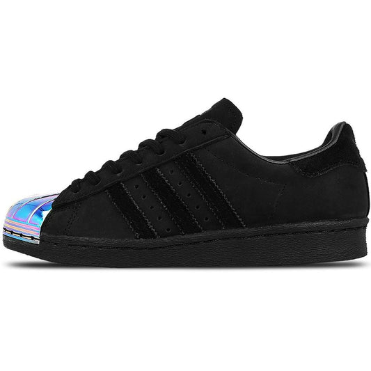 adidas Originals Superstar 80s Metal Toe W (black-multi) — UK 3.5 | EU 36 | US 4 — Front View