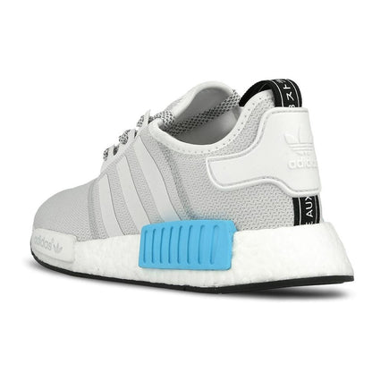 Adidas NMD_R1 Reflective White-Bright Cyan — UK 3.5 | EU 36 | US 4 — Back View