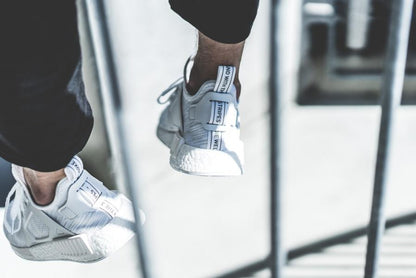 Adidas NMD_XR1 Primeknit White-Vintage White — UK 3.5 | EU 36 | US 4 — Alternate View 9