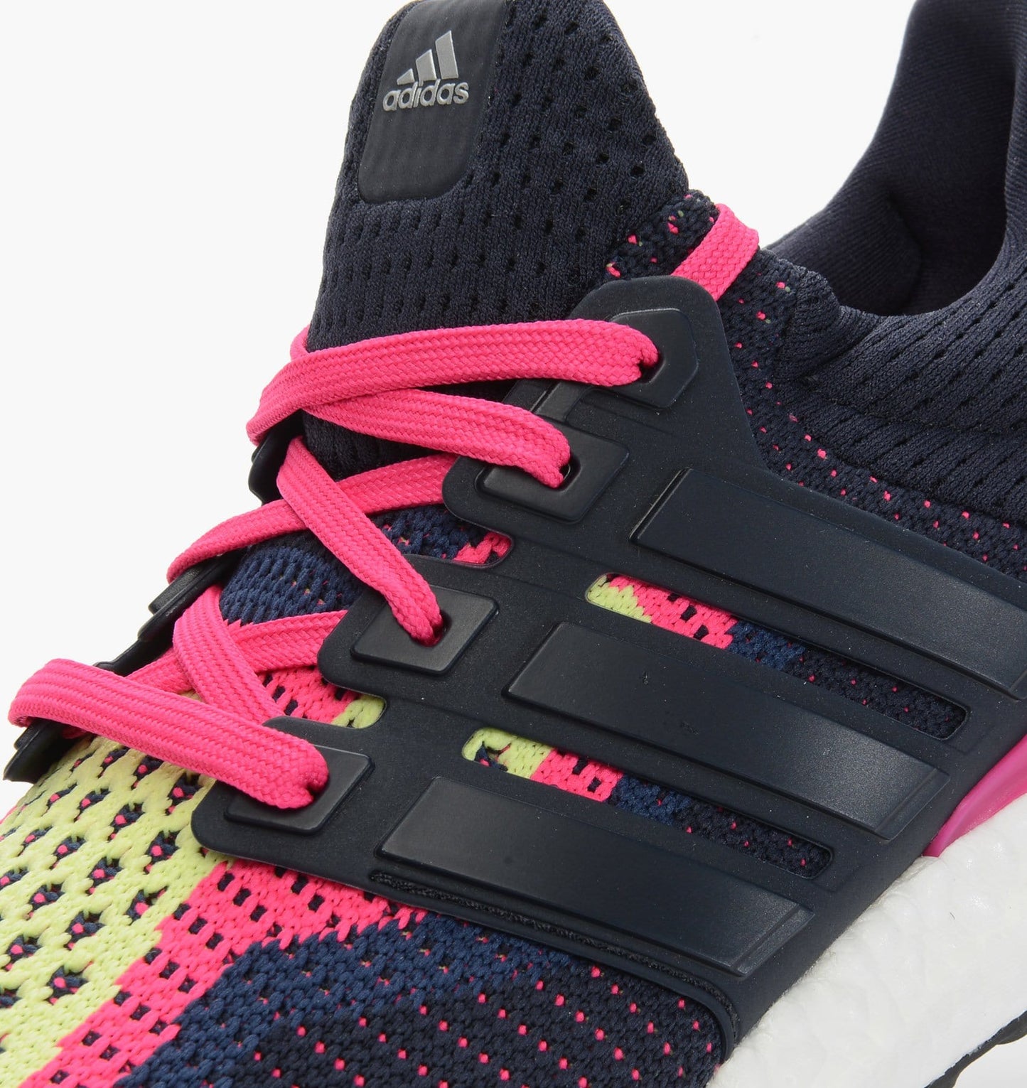 Adidas Ultra Boost W "Navy-Pink" — UK 3.5 | EU 36 | US 4 — Back View