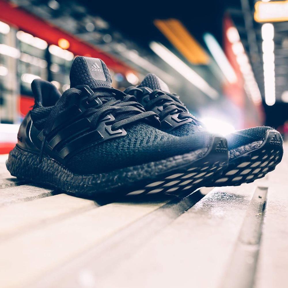Adidas Ultra Boost LTD Triple Black — UK 3.5 | EU 36 | US 4 — Lifestyle View