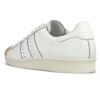 adidas Originals Superstar 80s 3D Metal Toe W (white - bronze) — UK 3.5 | EU 36 | US 4 — Back View