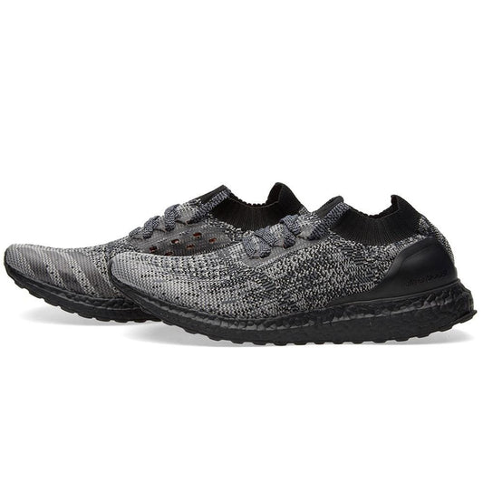 ADIDAS ULTRA BOOST UNCAGED LTD. Core Black & Solid Grey — UK 3.5 | EU 36 | US 4 — Front View