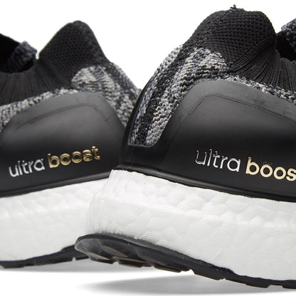 ADIDAS ULTRA BOOST UNCAGED M Core Black & Solid Grey — UK 3.5 | EU 36 | US 4 — Detail View