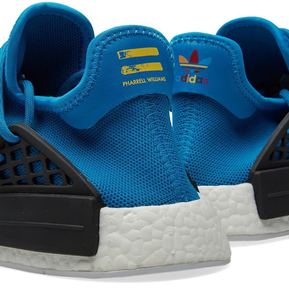 PHARRELL WILLIAMS X ADIDAS HU HUMAN RACE NMD - BLUE — UK 3.5 | EU 36 | US 4 — Detail View