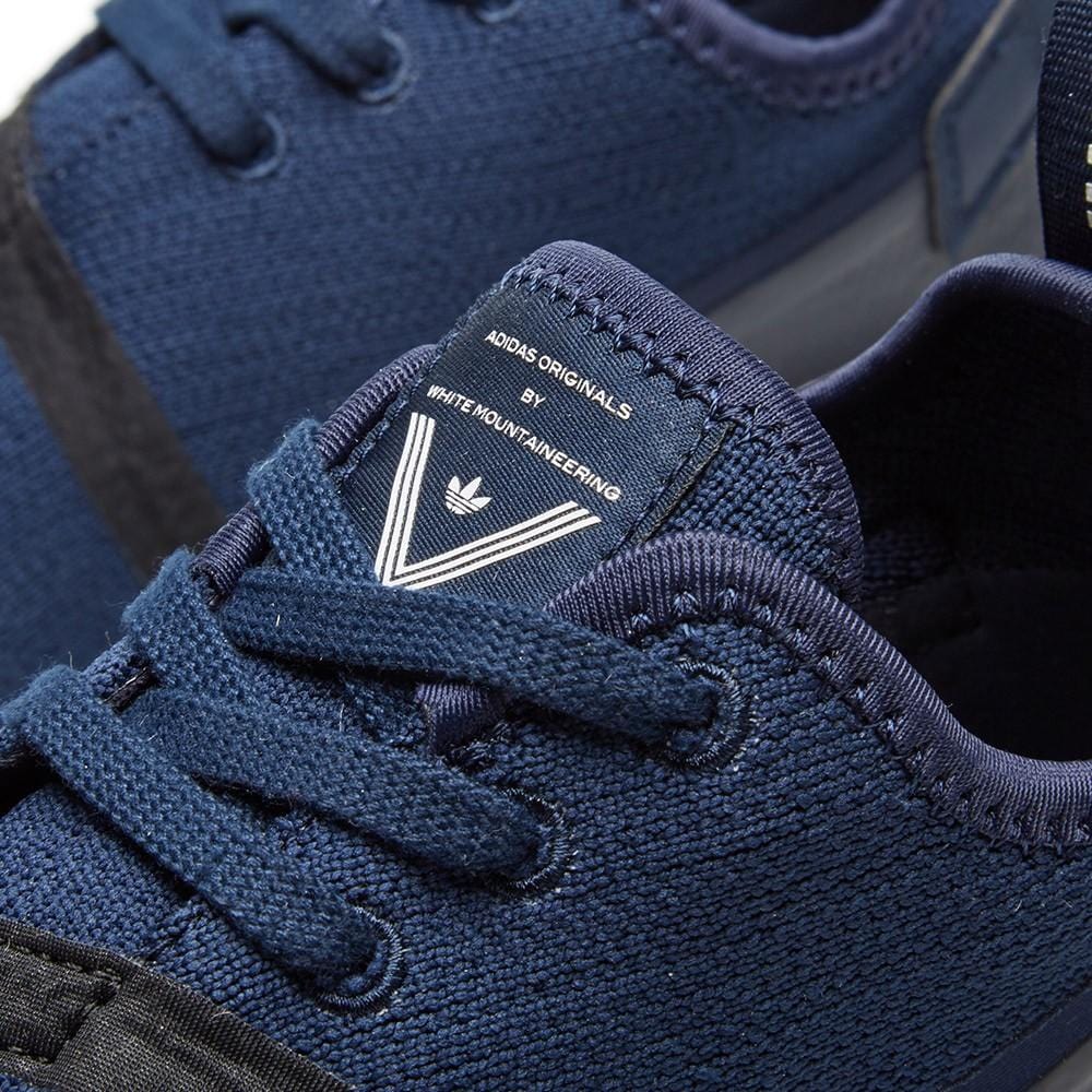 Adidas Originals x White Mountaineering NMD_R2 PK Collegiate Navy — UK 3.5 | EU 36 | US 4 — Lifestyle View