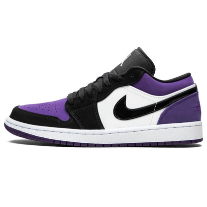 Air Jordan 1 Low 'Court Purple' 2019 — UK 3 | EU 35.5 | US 3.5 — Front View