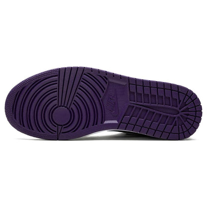 Air Jordan 1 Low 'Court Purple' 2019 — UK 3 | EU 35.5 | US 3.5 — Detail View