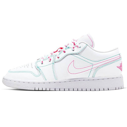 Air Jordan 1 Low GS 'Aurora Green' — UK 13.5 | EU 32 | US 1Y — Front View