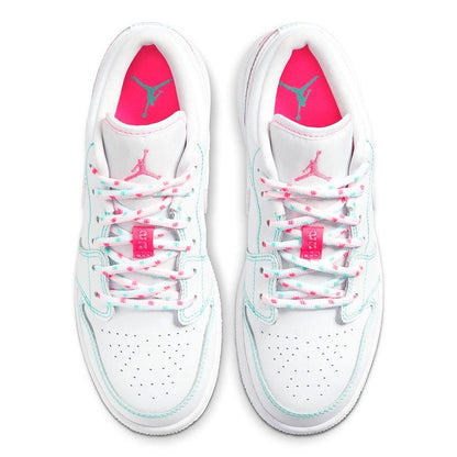 Air Jordan 1 Low GS 'Aurora Green' — UK 13.5 | EU 32 | US 1Y — Back View