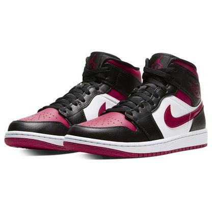 Air Jordan 1 Mid “Bred Toe” — UK 3 | EU 35.5 | US 3.5 — Side View