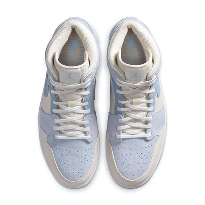 Air Jordan 1 Mid SE 'Sail Light Blue' — UK 3 | EU 35.5 | US 3.5 — Back View