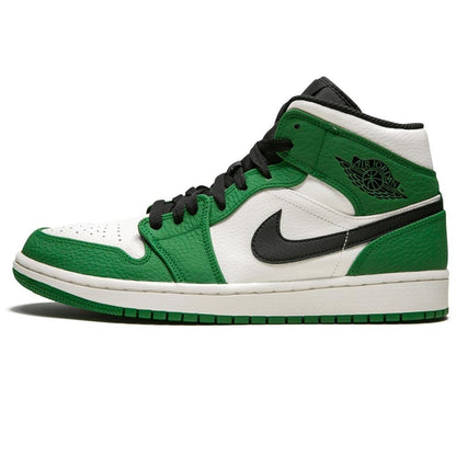 Air Jordan 1 Mid 'Pine Green' — 3 UK | 35.5 EU — Front View