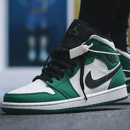 Air Jordan 1 Mid 'Pine Green' — 3 UK | 35.5 EU — Lifestyle View