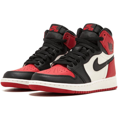 Air Jordan 1 Retro High OG GS "Bred Toe" — UK 13.5 | EU 32 | US 1Y — Lifestyle View
