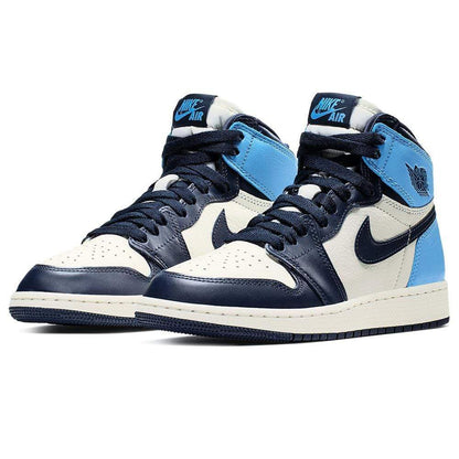 Air Jordan 1 Retro High OG GS 'Obsidian' — UK 13.5 | EU 32 | US 1Y — Side View