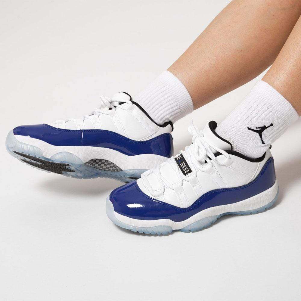Air Jordan 11 Retro Low Wmns 'Concord Sketch' — UK 2.5 | EU 35.5 | US 5 — Lifestyle View