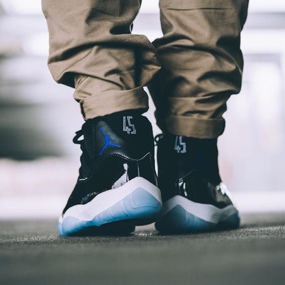 Air Jordan 11 Retro Space Jam Monster Mash — UK 3 | EU 35.5 | US 3.5 — Lifestyle View
