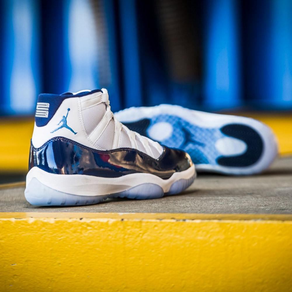 Air Jordan 11 Retro White-Midnight Navy  Win like 82 — UK 3 | EU 35.5 | US 3.5 — Alternate View 8