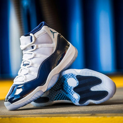 Air Jordan 11 Retro White-Midnight Navy  Win like 82 — UK 3 | EU 35.5 | US 3.5 — Alternate View 7